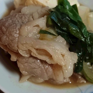 秋田由利牛で「肉豆腐」♪